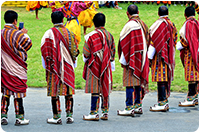 จัดกรุ๊ปทัวร์ภูฏาน : แต่งกายด้วยชุดประจำชาติ