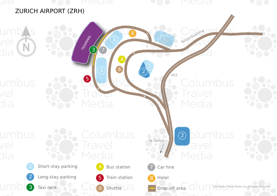 ข้อมูลสนามบิน : สนามบินซูริค โคลเทน (ZRH)