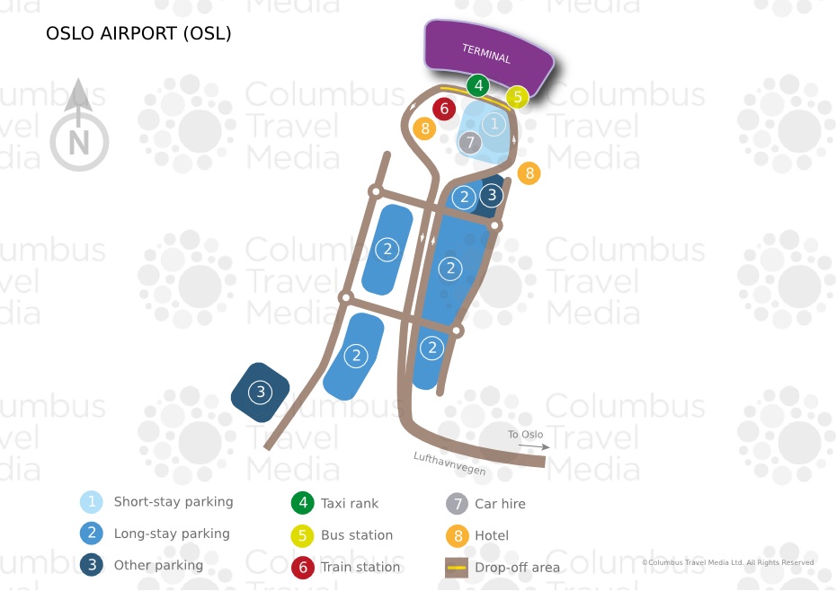 ข้อมูลสนามบิน : สนามบินออสโลหรือท่าอากาศยานออสโลการ์เดอร์มอน (OSL)